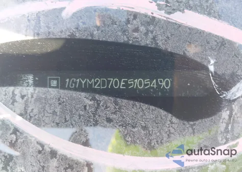 2014 Chevrolet Corvette Stingray Z51 из США, поврежденный, VIN 1G1YM2D70E5105490